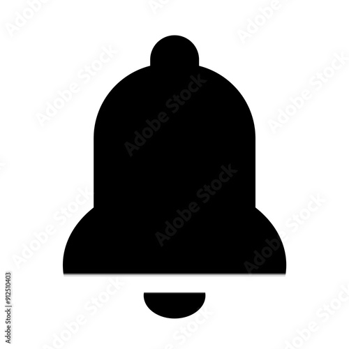 Notification bell icon. notification bell vector icon for web design isolated on white background