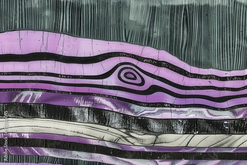 Abstract Galaxy Background with Purple and Pink Colors Presenting a Cosmic Texture