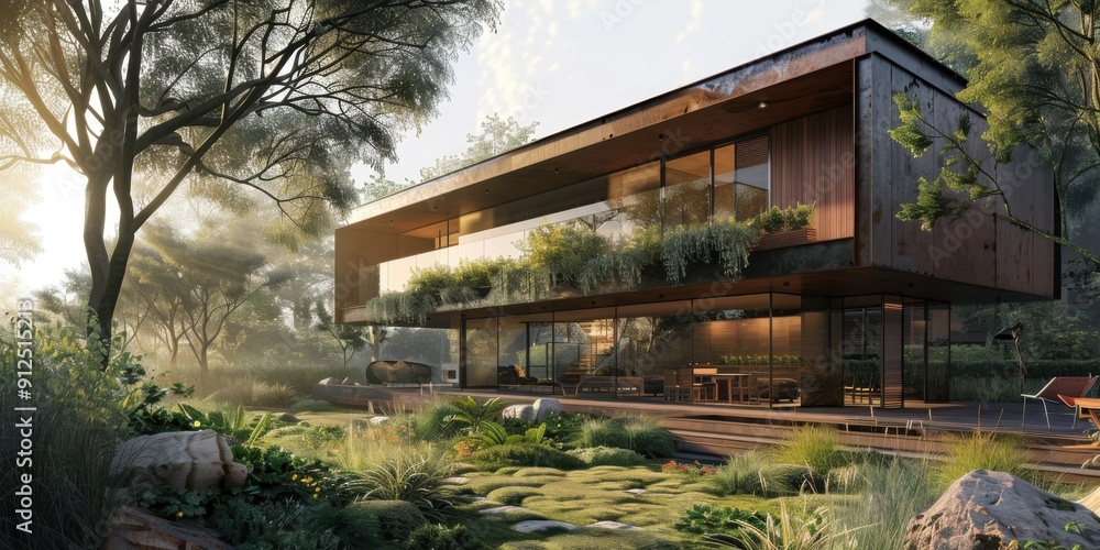 Fototapeta premium Contemporary architecture background