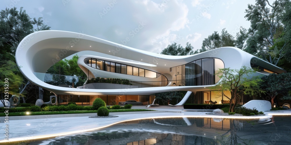 Contemporary architecture background Contemporary architecture background