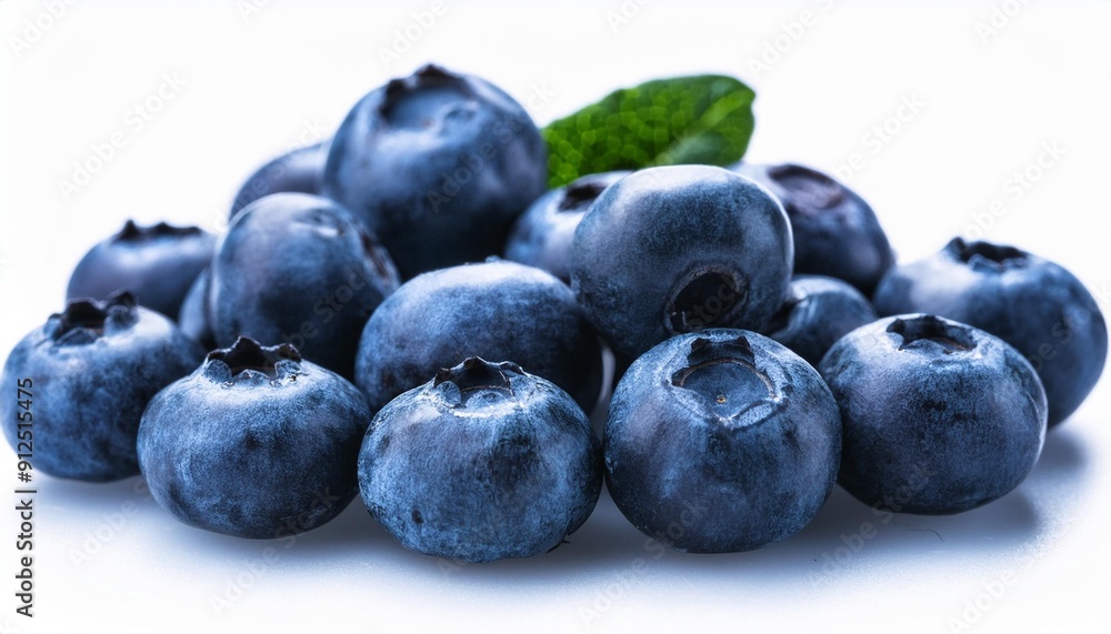 Blueberries - Close-up of a handful. Blueberries - Close-up of a handful.