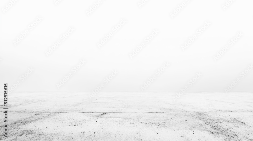 Obraz premium White empty copy space room background. room with white wall and white concrete floor and bright soft spotlight. Copy space for text and design