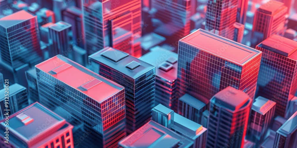 Obraz premium model of a modern building