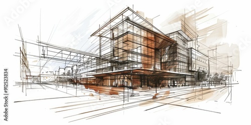 Wallpaper Mural Draw sketch architecture Torontodigital.ca