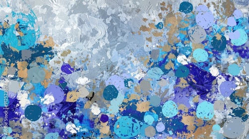 Abstract Pastel Bokeh Background with Soft Light and Gentle Bubbles