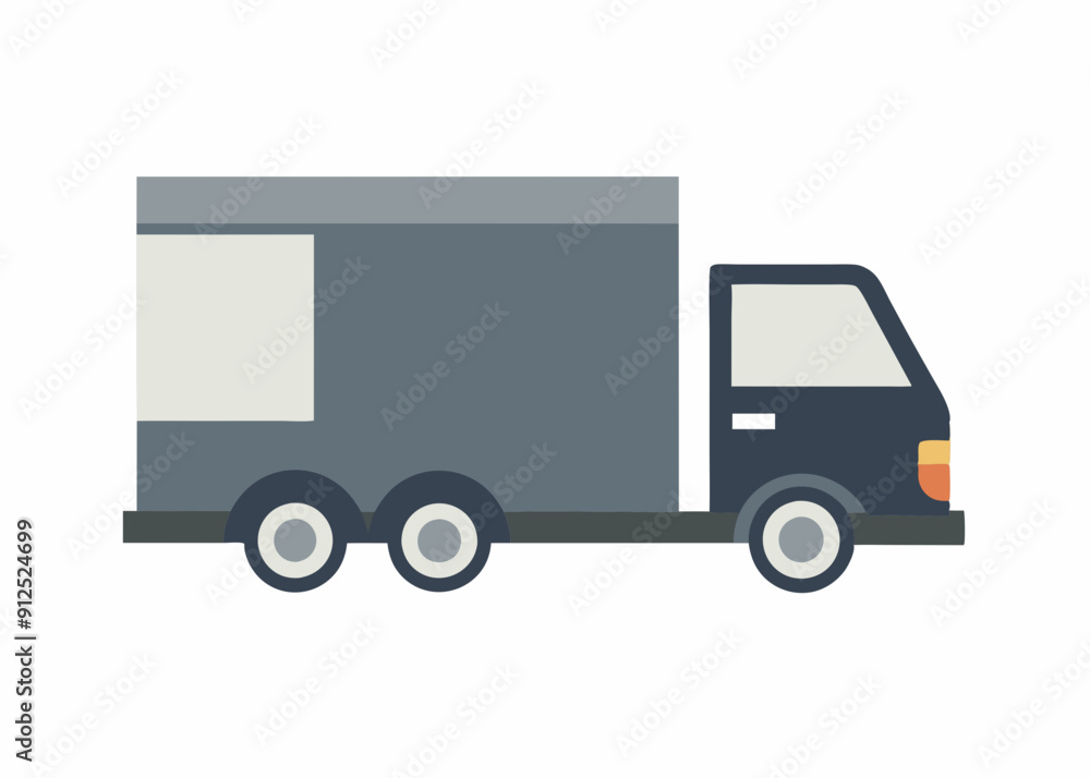 Simple Truck Icon - Vector Illustration Simple Truck Icon - Vector Illustration