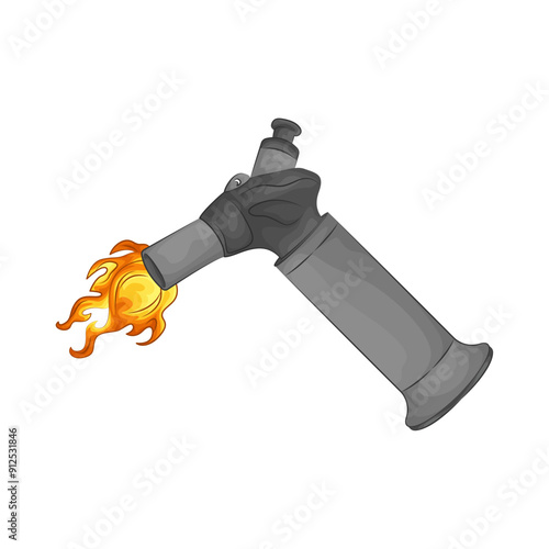 Illustration of electric gas lighter 