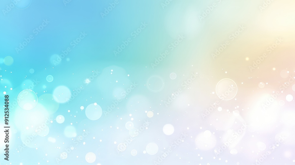 Pastel Bokeh Background with Soft Colors and White Space for Design Pastel Bokeh Background with Soft Colors and White Space for Design