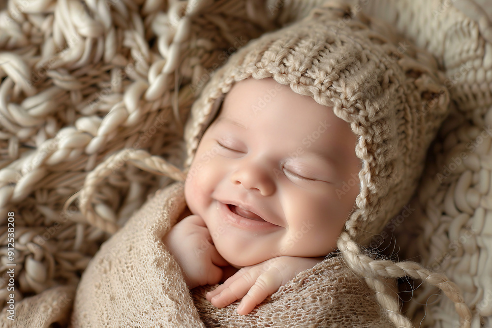 AI generated portrait of cute charming sleepy baby relax rest cozy bed AI generated portrait of cute charming sleepy baby relax rest cozy bed