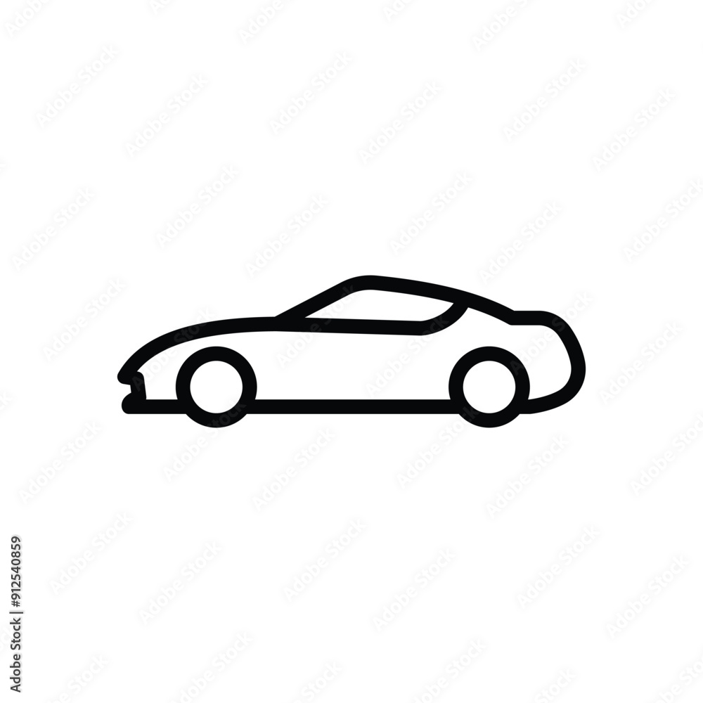 Obraz premium car vector icon