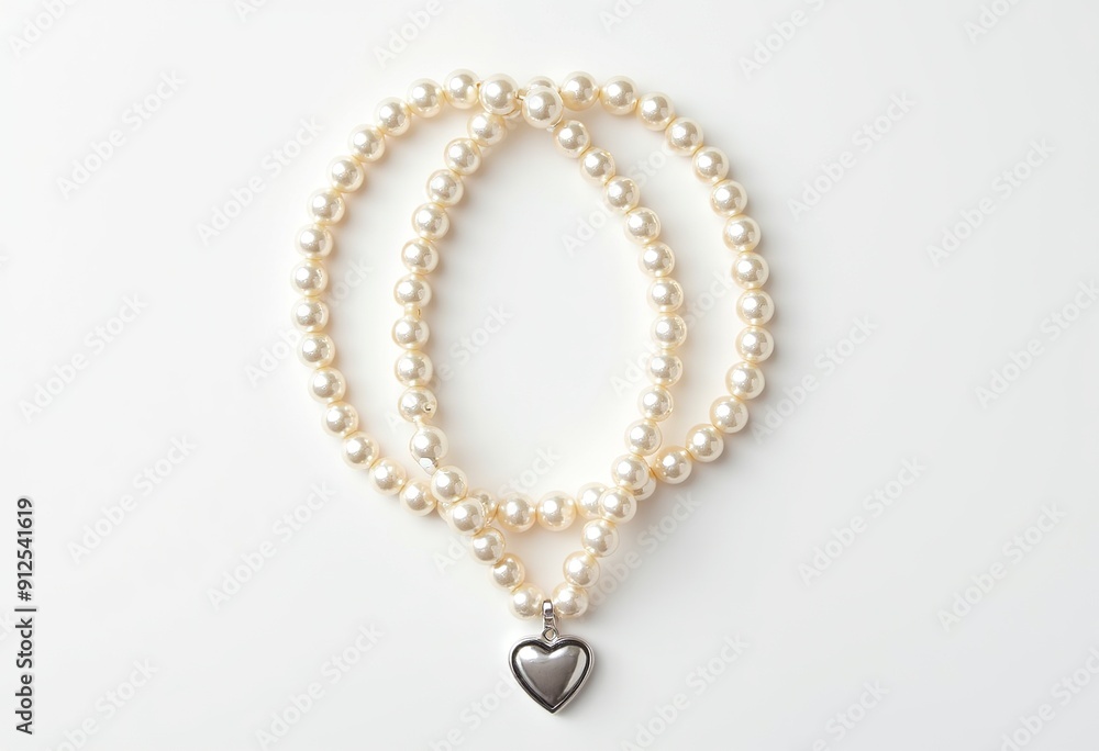 Delicate Pearl Necklace with Heart-Shaped Clasp - Perfect Gift for Her Delicate Pearl Necklace with Heart-Shaped Clasp - Perfect Gift for Her