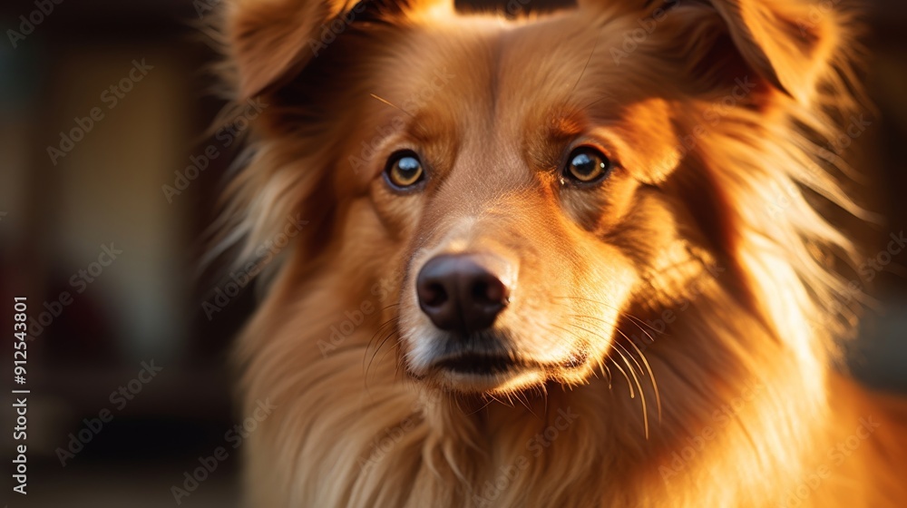 Closeup dog face adorable pet Closeup dog face adorable pet