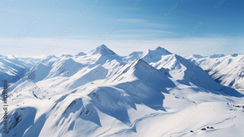 Mountain landscape drone photo minimalist scenery Mountain landscape drone photo minimalist scenery