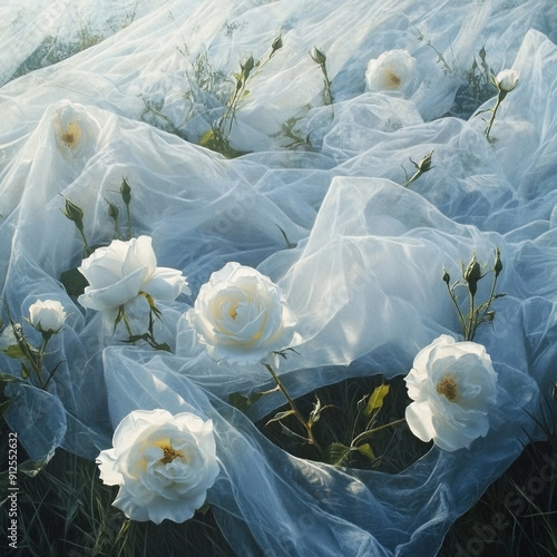 bouquet of white flowers