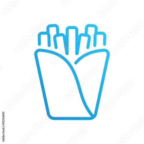fries vector icon
