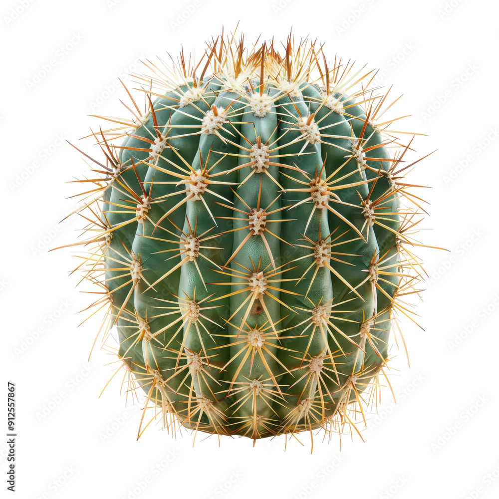 A vibrant green cactus showcasing intricate spines and a round shape, perfect for nature and botanical themes. A vibrant green cactus showcasing intricate spines and a round shape, perfect for nature and botanical themes.