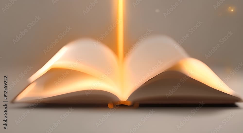 Opening the pages of knowledge and wisdom 4k animation Opening the pages of knowledge and wisdom 4k animation