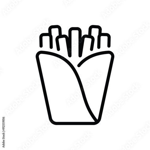 Fries vector icons
