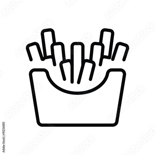 Fries vector icons