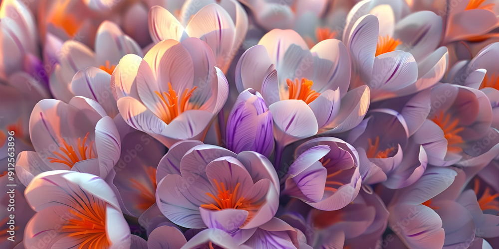 Safran crocus flower background Safran crocus flower background