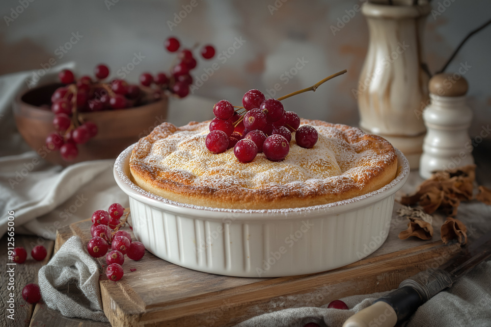 Baba au Rhum or rum pie - popular french cousin dish, hi end kitchen Baba au Rhum or rum pie - popular french cousin dish, hi end kitchen