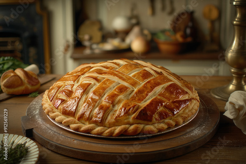 Galette des Rois or royal p...