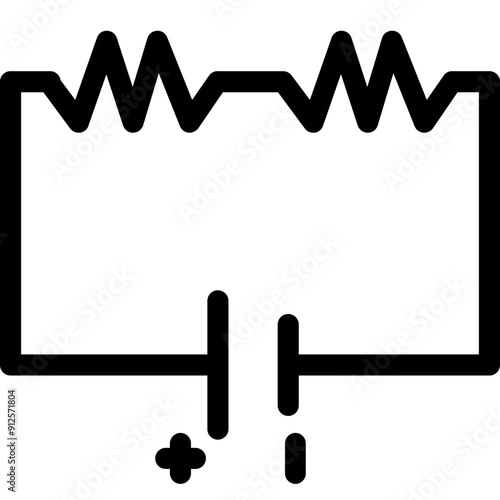 Resistor Divider Circuit Icon