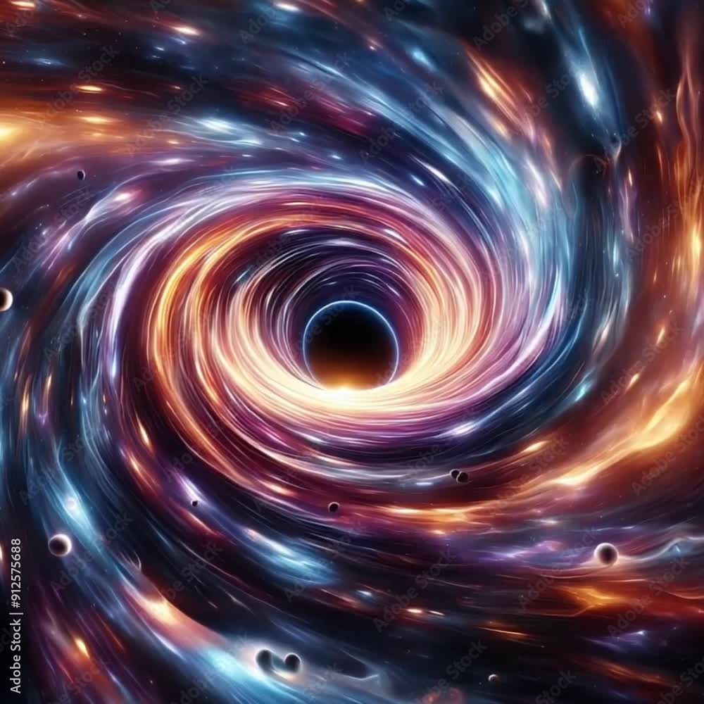 Black hole in beautiful galaxy Black hole in beautiful galaxy