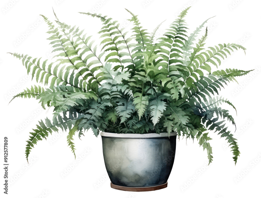 Fototapeta premium PNG Fern plant leaf houseplant.