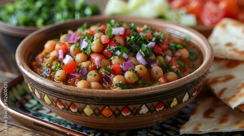 A bowl of food with a lot of vegetables and beans