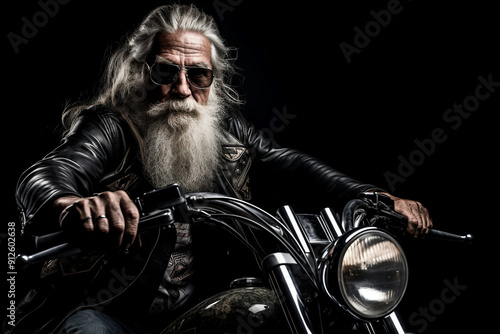 Brutal metal music lover rocker band member diversity age, cool punk style, Generative AI photo