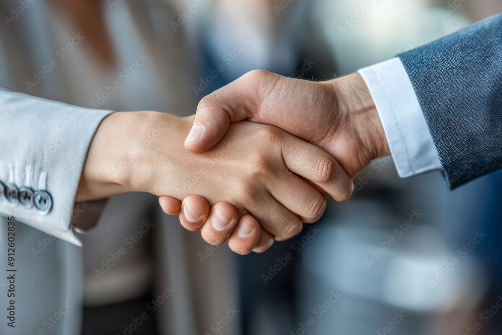 business people shaking hands, Close-up of a professional handshake between two individuals in formal attire business people shaking hands, Close-up of a professional handshake between two individuals in formal attire