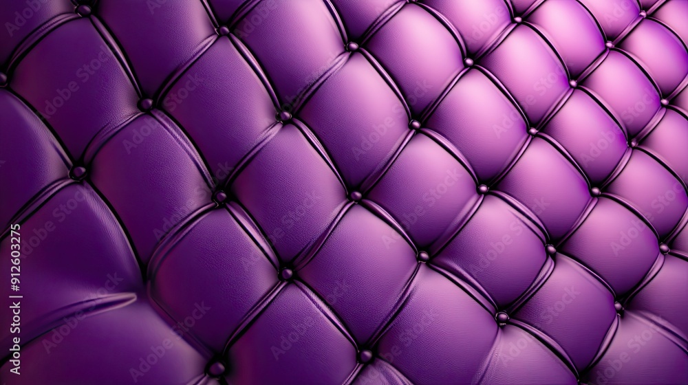 Obraz premium Luxurious 3D purple background with quilted texture and soft, ambient light.
