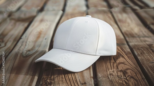 white baseball cap mockup , free white baseball cap mockup wood background , high-resolution white baseball cap mockup wood