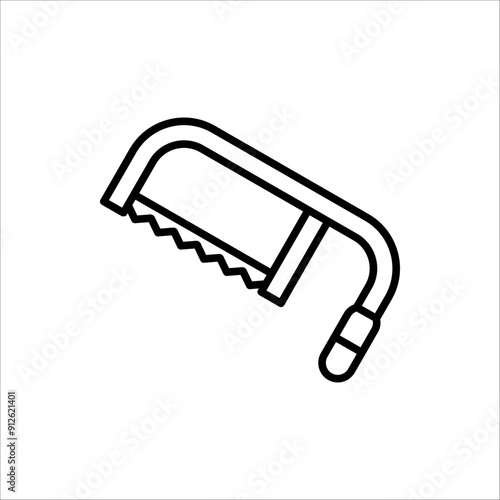 Saw icon. Saw icon for web design, vector illustration isolated on white background.
