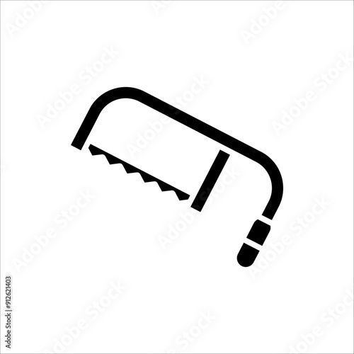 Saw icon. Saw icon for web design, vector illustration isolated on white background.