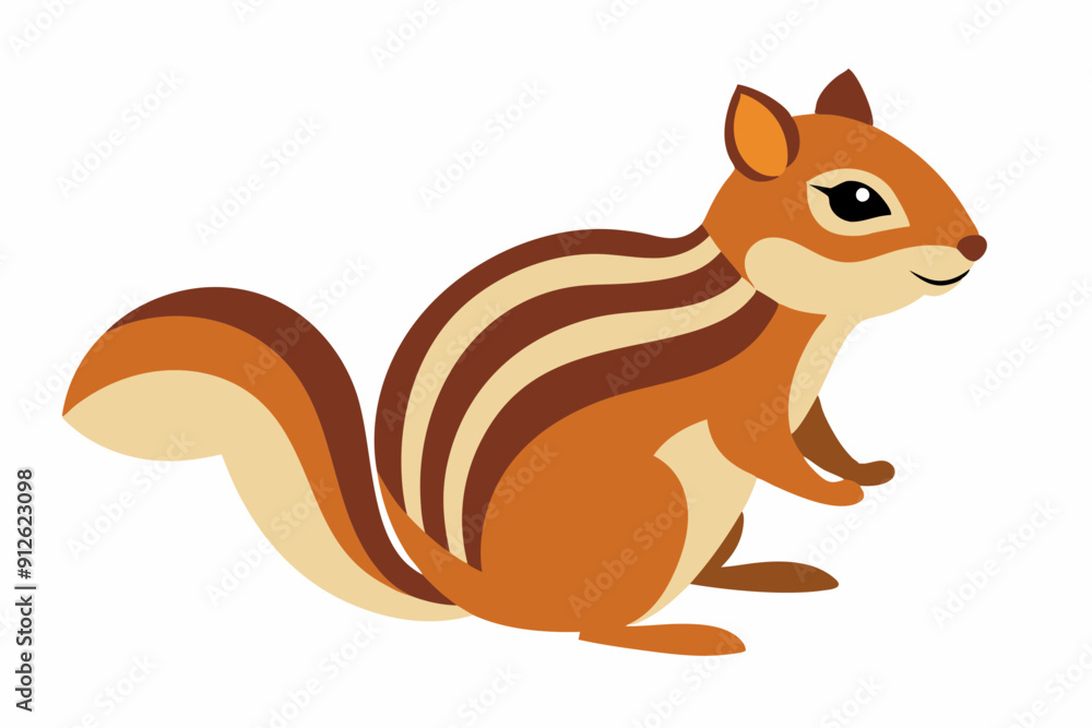 Chipmunk art vector illustration Chipmunk art vector illustration