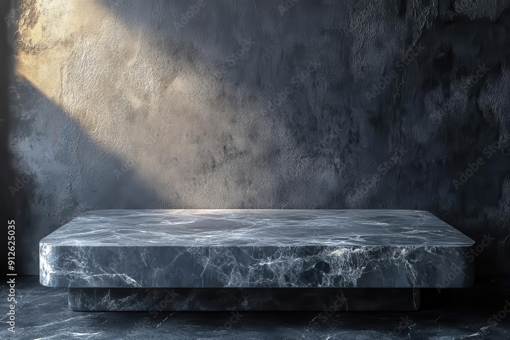 minimalist product showcase empty grey marble tabletop against dark stone background creating sleek highend surface for premium product display minimalist product showcase empty grey marble tabletop against dark stone background creating sleek highend surface for premium product display