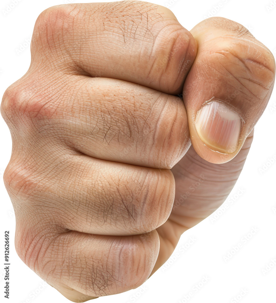 A clenched fist A clenched fist