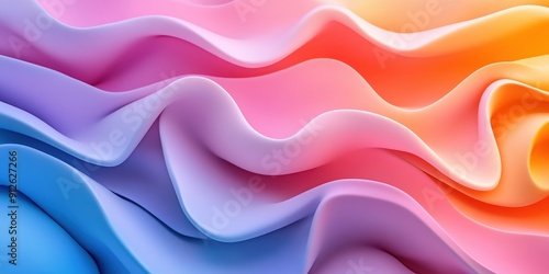Abstract colorful wavy background.