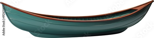 Teal Rowboat