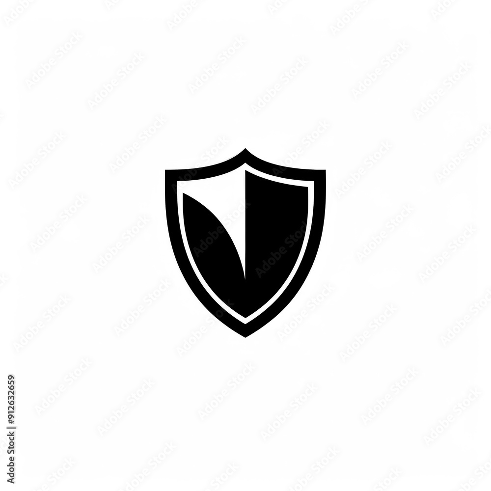 Shield Icon Minimal, Simple Logo Shield Shield Icon Minimal, Simple Logo Shield