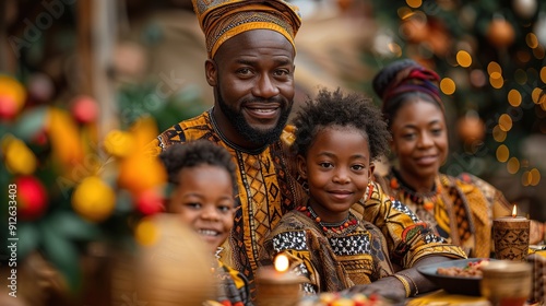 African Family Christmas Celebration