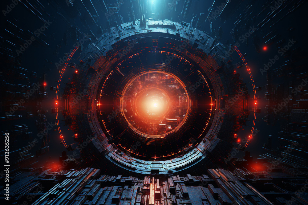Obraz premium Wired for the Future Clockwork Escapades Unleashed