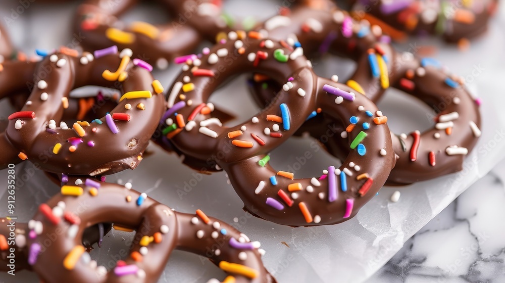 Chocolate-dipped pretzels for a salty-sweet snack Chocolate-dipped pretzels for a salty-sweet snack