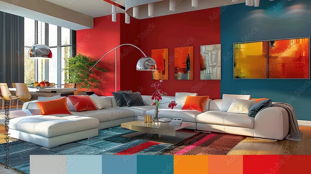 Color schemes set the tone for a living room. What colors do you prefer ...