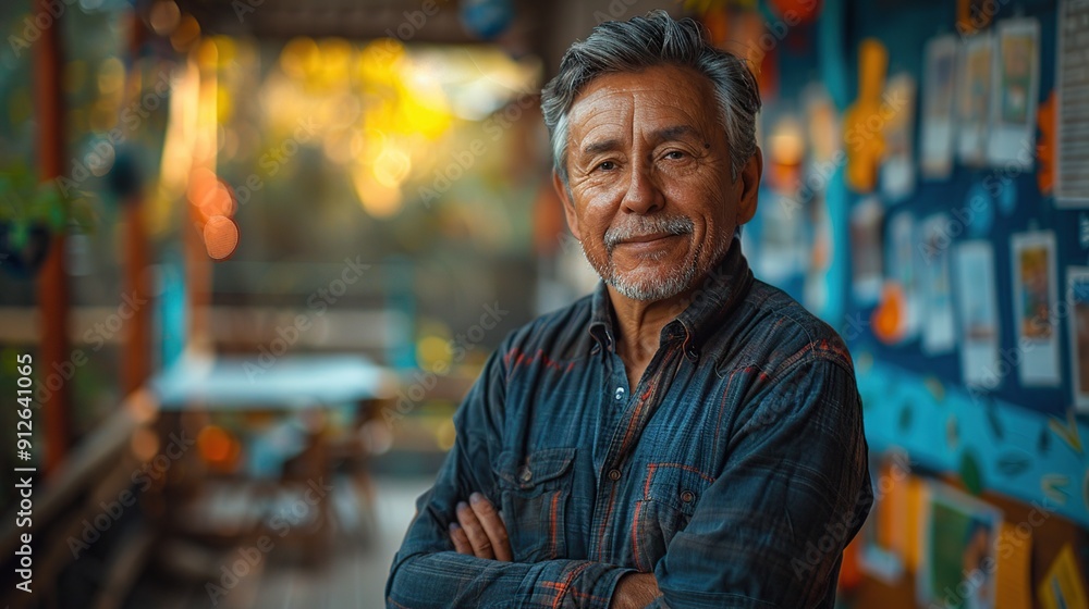 Portrait of a Smiling Senior Man Portrait of a Smiling Senior Man