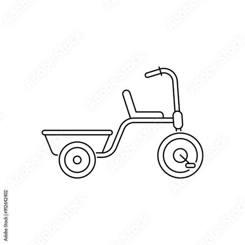 Tricycle vector icon