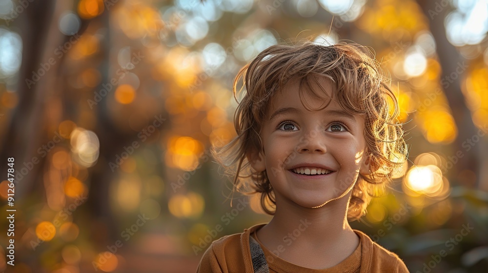 A Child's Joy in the Golden Hour A Child's Joy in the Golden Hour