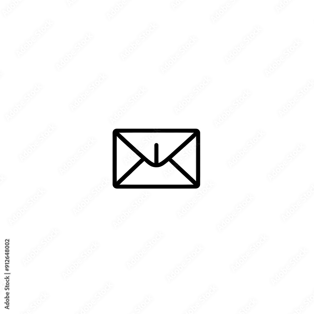 Envelope Icon, Minimal Simple Logo Envelope Icon, Minimal Simple Logo